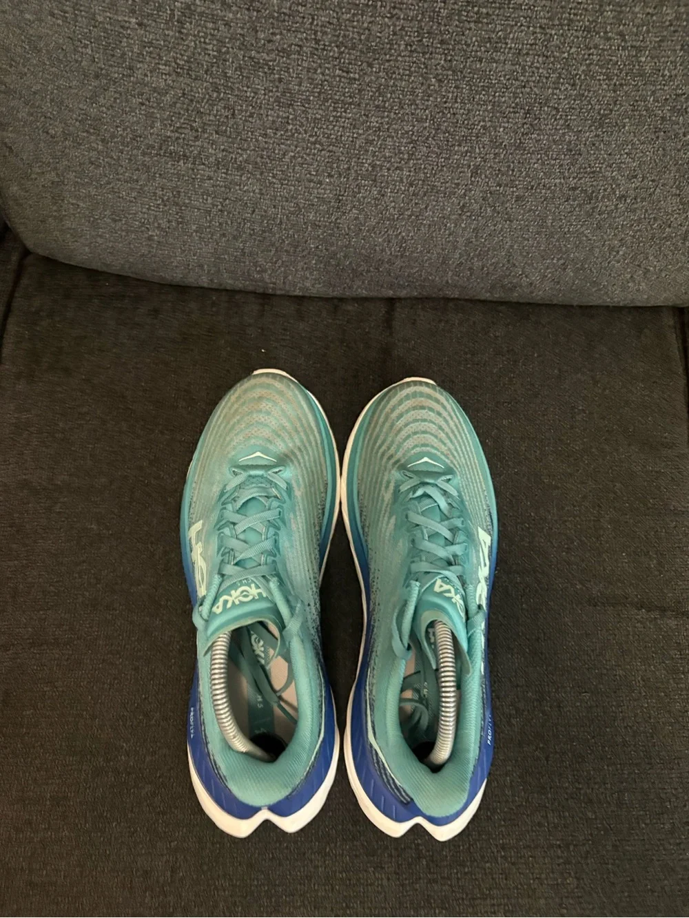 Hoka One One Mach 5 Womens Size 10B Blue Ocean Mist Running Shoes 1127894 OMES